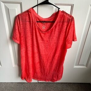 Only Bright Red Short Sleeve Tee